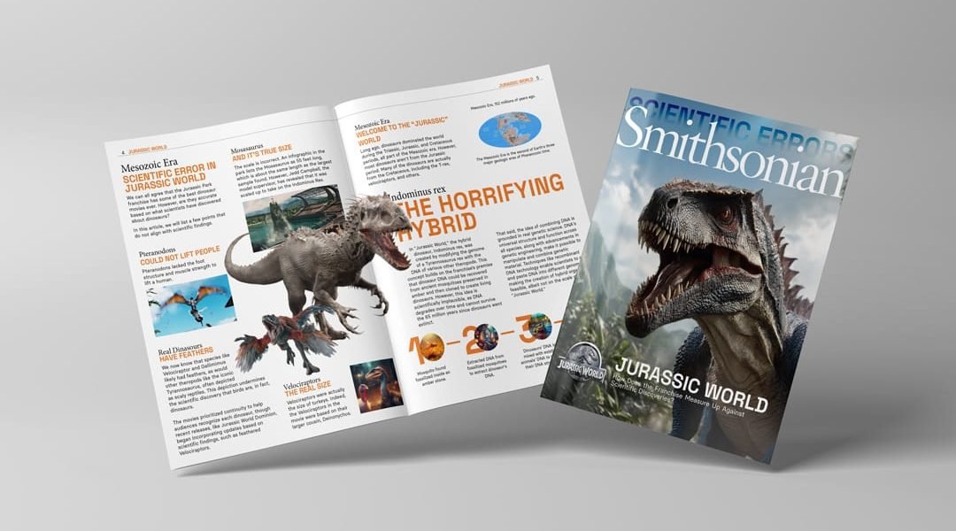 Smithsonian-Jurassic-World-Magazine-Infographic-ON-MOCKUP Smithsonian-Jurassic-World-Magazine-Infographic-ON-MOCKUP